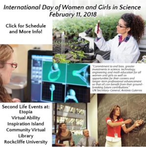 International Day of Women and Girls in Science (Feb 11) Rockcliffe